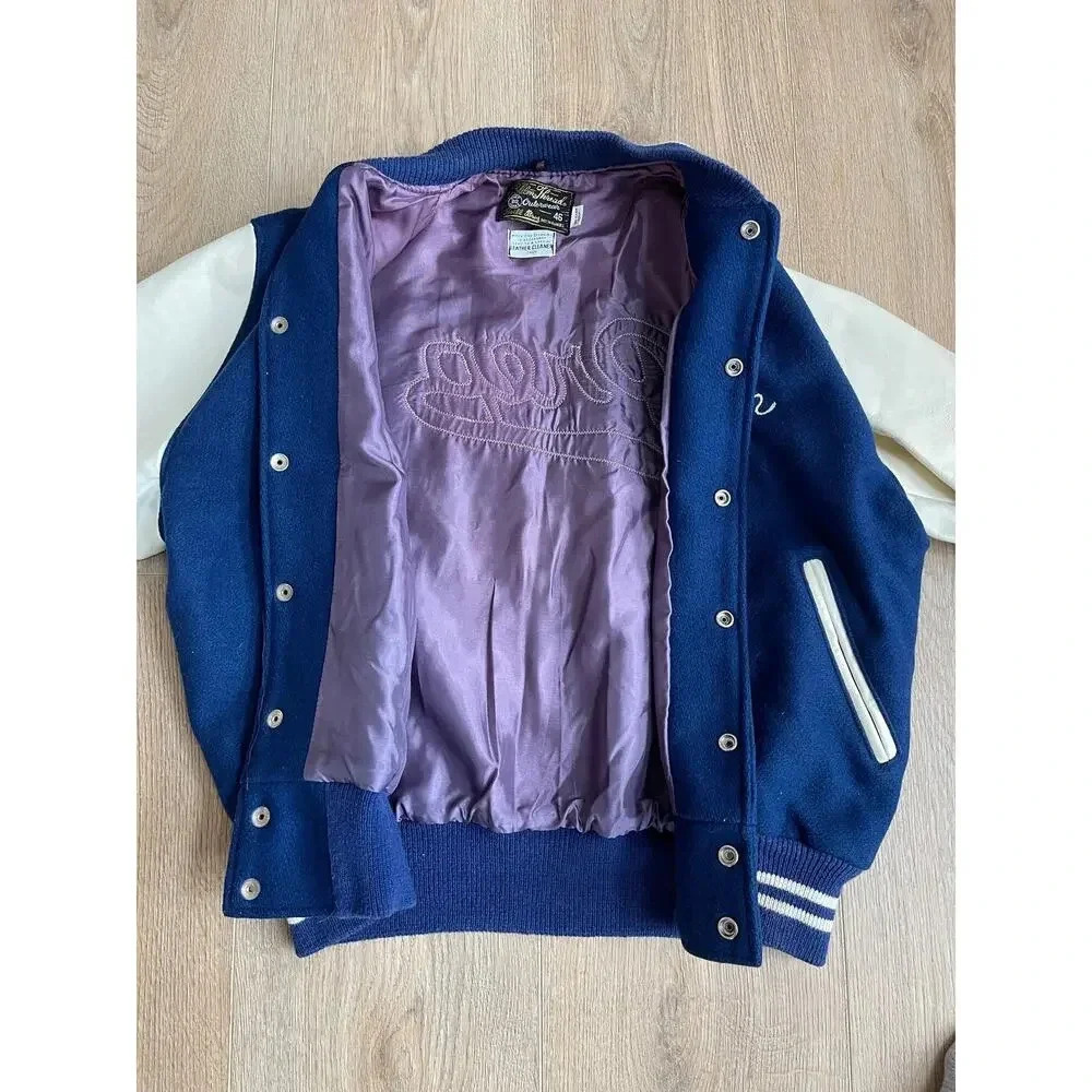 Rare Vintage Varsity Letterman’s Jacket Golden Thread Outerwear Classic Dan Prep - Picture 4 of 15